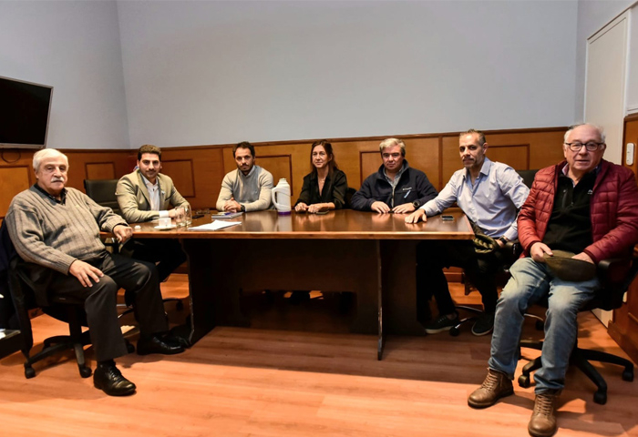 Endere y Egüen se reunieron con la Cámara de la Piedra